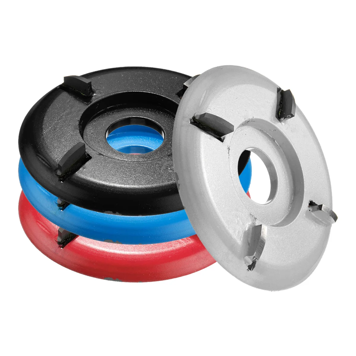 

90mm H22 Wood Carving Disc for 22mm Angle Grinder Tool Milling Cutter Four-tooth Arc Woodworking Turbo Plane Disc Grinder