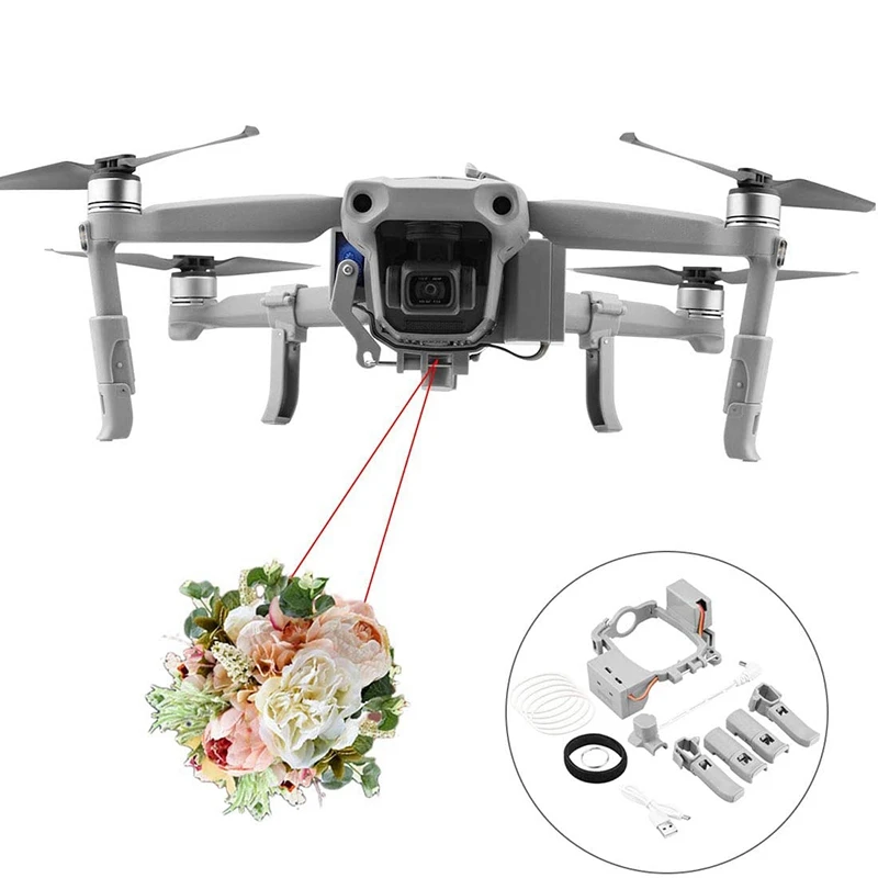 

Airdrop System Outdoor Wedding Proposal Transport Release and Drop Device Airdrop System Thrower for Mavic Air 2