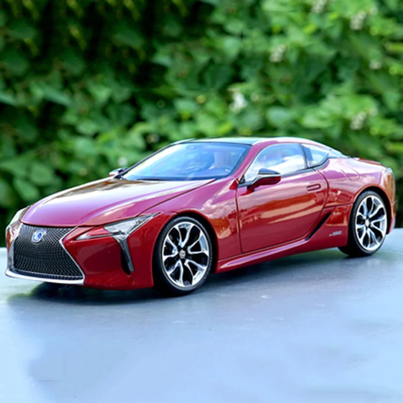 1:18 sclae LC500h сплав модель автомобиля литой металлический автомобиль игрушка настоящий интерьер стекаются коврик коллекция Дети Детские подарки дисплей