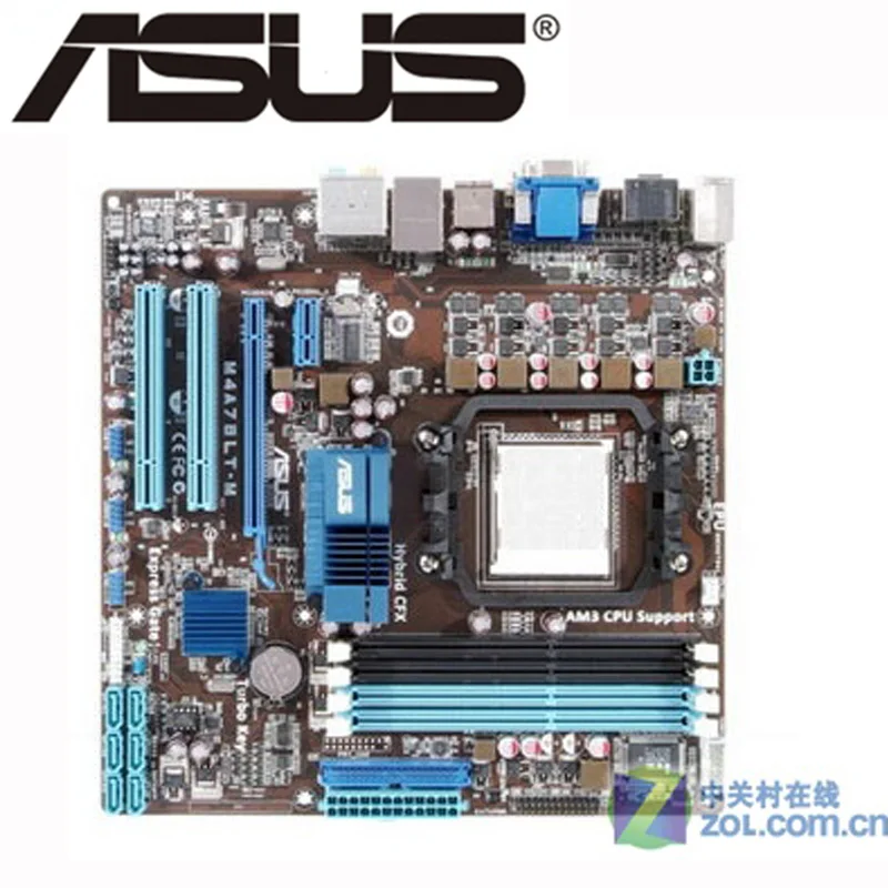 Для AMD 760G/780L ASUS M4A78LT-M материнская плата Socket AM3 системная DDR3 16 ГБ M4A78LT M uATX десктопная