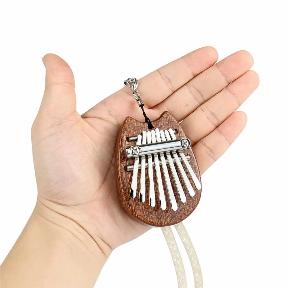 IRIN 8 клавиш мини калимба большой палец фортепиано Mbira санза твердая древесина