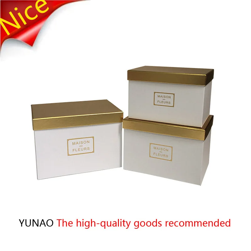 3 шт./компл. квадратная Цветочная коробка Золотое мыло в подарочной коробке Роза
