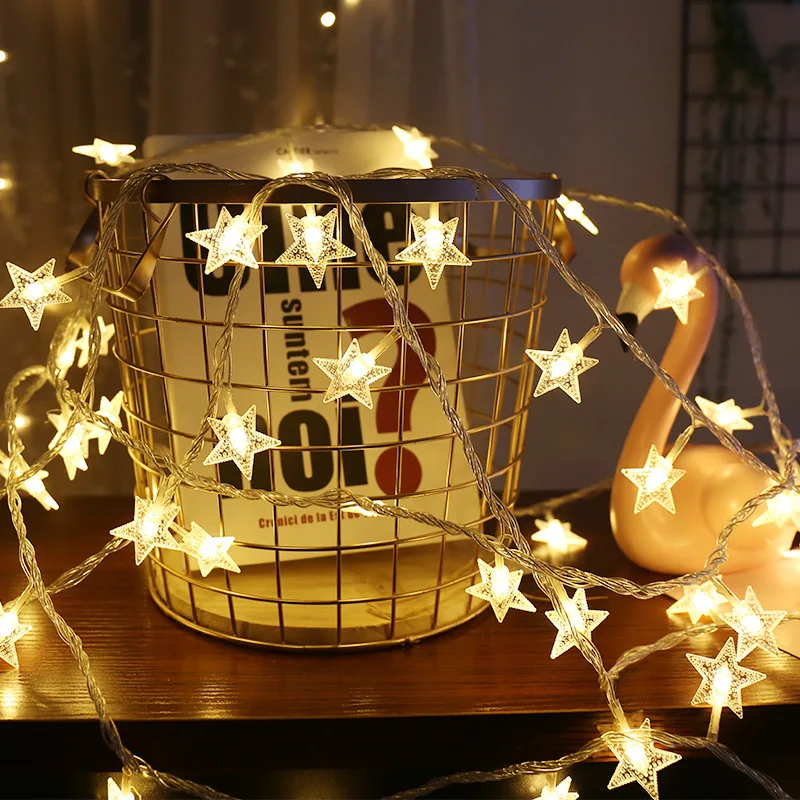 

EU/US Plug Powered Twinkle Star Fairy 10M String Lights for New Year Christmas Xmas Wedding Party Birthday Decors