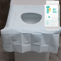 10 pcsset disposable toilet cushion portable travel hotels universal toilet sticker seat cover health safety bathroom supplies