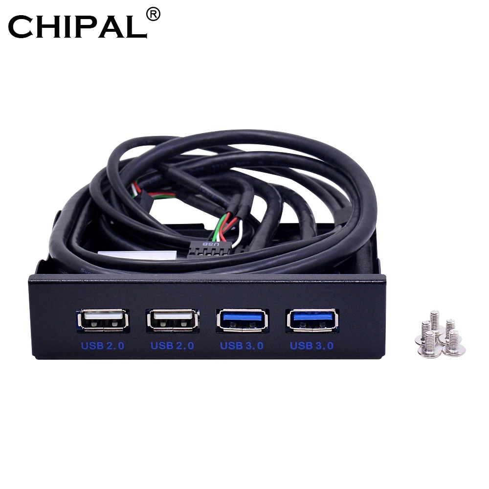 Настольный компьютер CHIPAL 3 5 дюйма 4 порта USB 2 0 передняя панель USB3.0 сплиттер