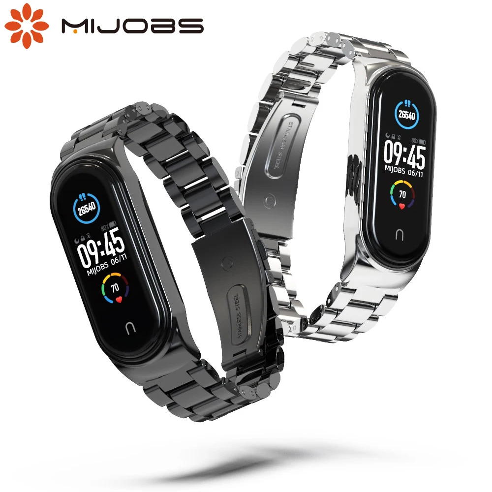 

Для Mi Band 5 ремешок для Mi Band 4 металлический браслет ремешок для Mi Band 3 Браслет Для Xiaomi My Band ремешок 3 4 5 NFC глобальная версия