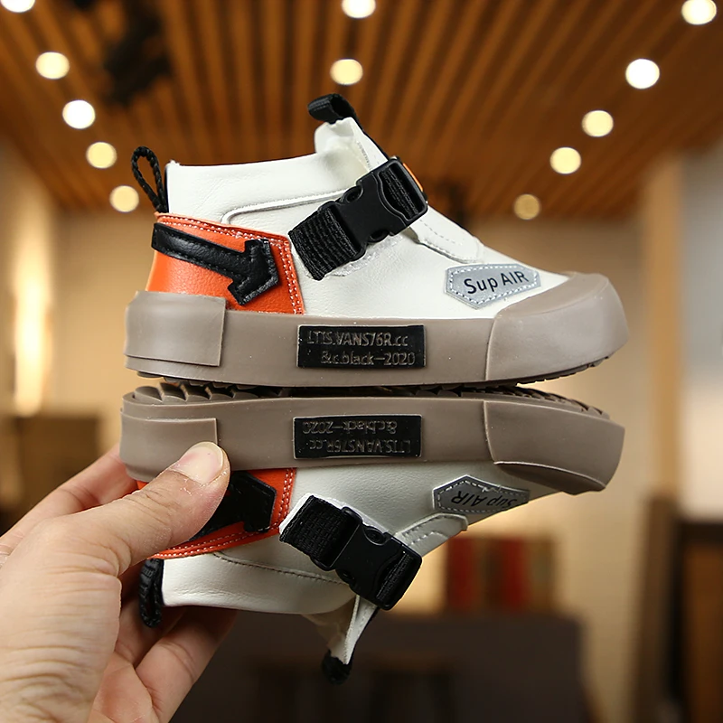 Спортивная обувь из искусственной кожи для детей Одежда мальчиков и девочек