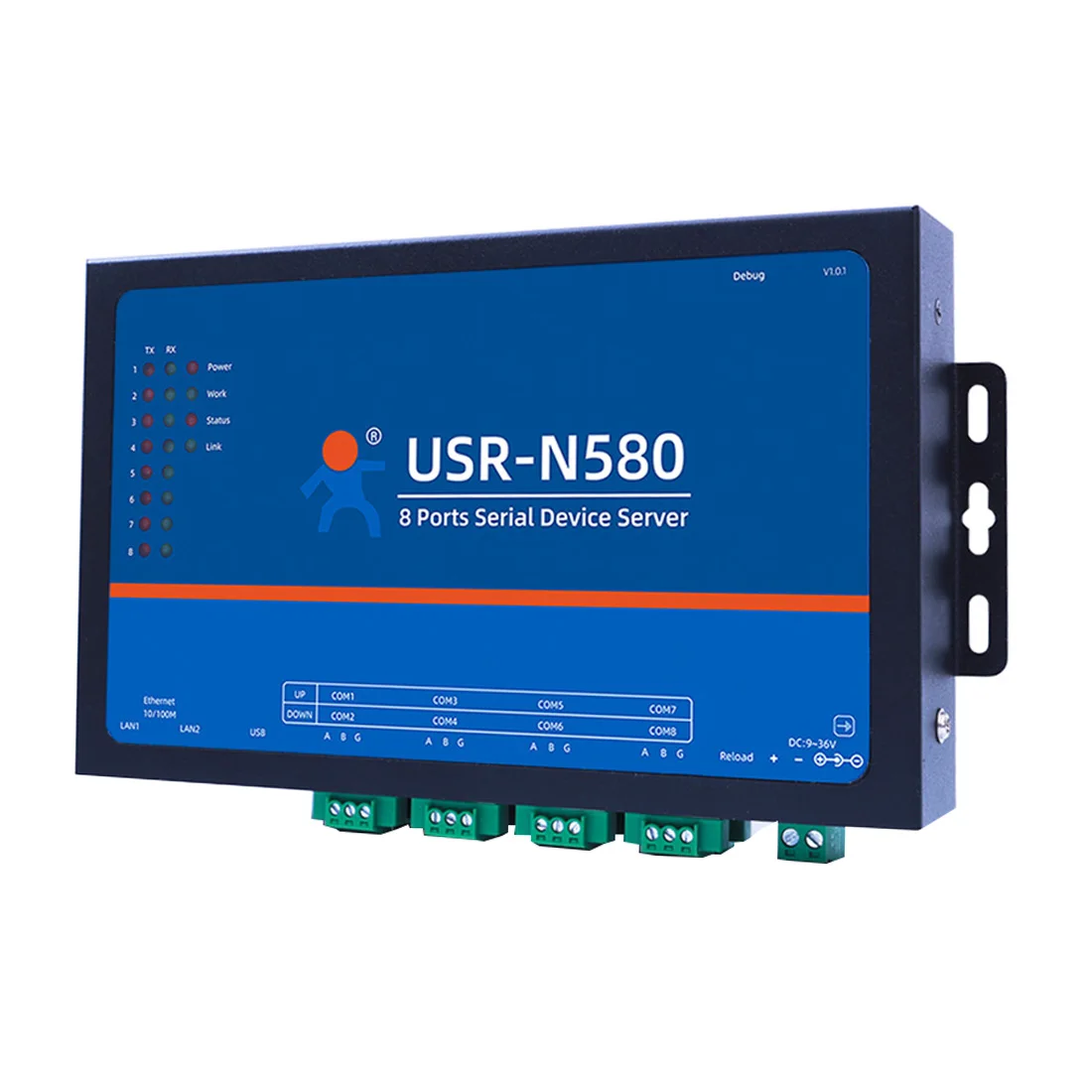 USR-N580 8 * RS485  s   Ethernet RS485 Ethernet     Ethernet  10/100 /