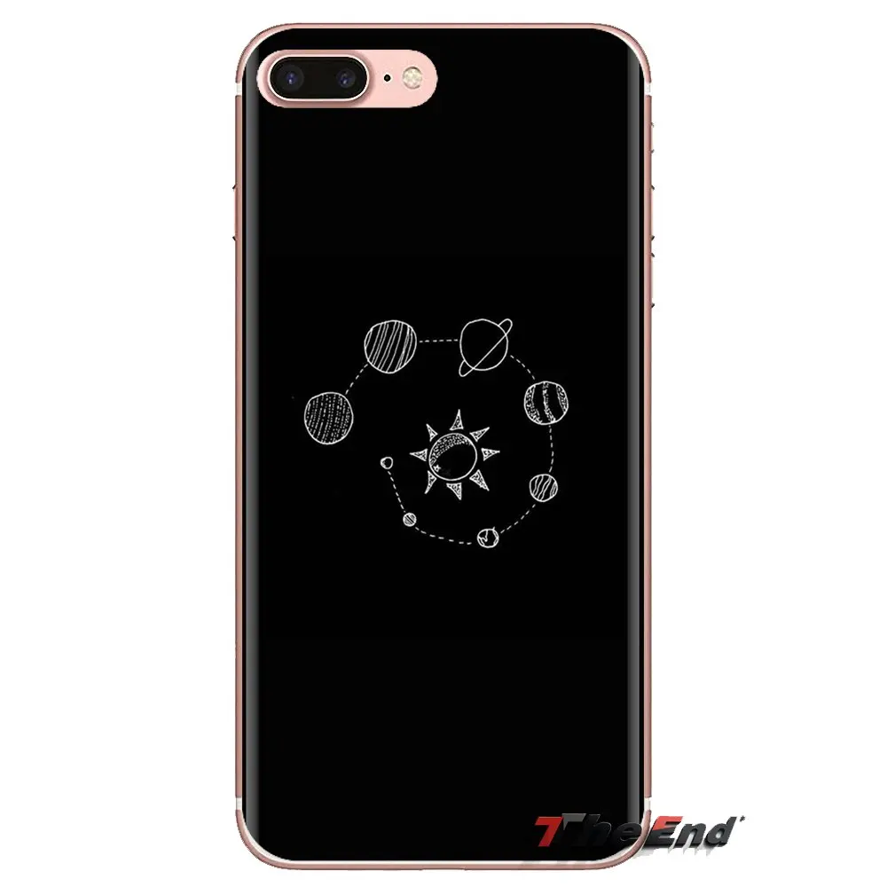 Для samsung Galaxy S2 S3 S4 S5 мини S6 S7 край S8 S9 Plus Note 2 3 4 5 8 Coque Fundas планета Луна Звезда дизайн