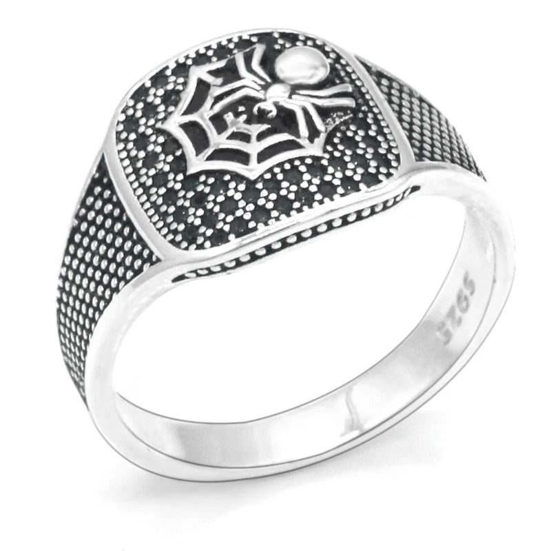 Женское кольцо в турецком стиле ретро с пауком ювелирное изделие из