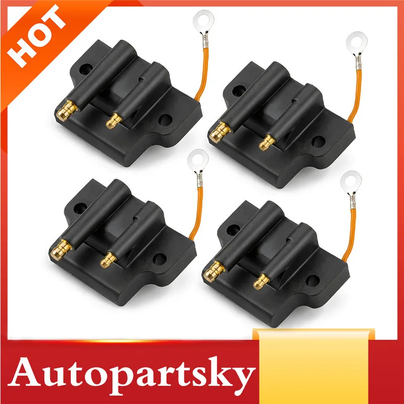 

4 X OEM # 582508 0582508 Ignition Coils for Johnson/Evinrude 18-5179 183-2508 85HP 88HP 90HP 100HP 115HP 120HP 125HP 130HP 140HP