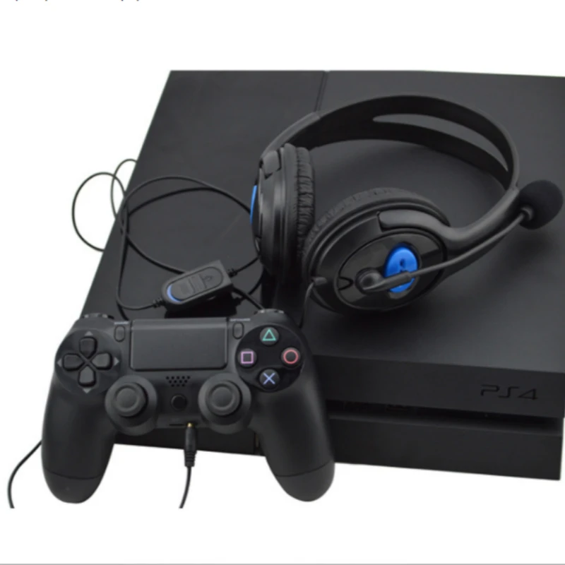 Игровые наушники для Sony PS4 проводная игровая гарнитура с микрофоном 3 5 мм