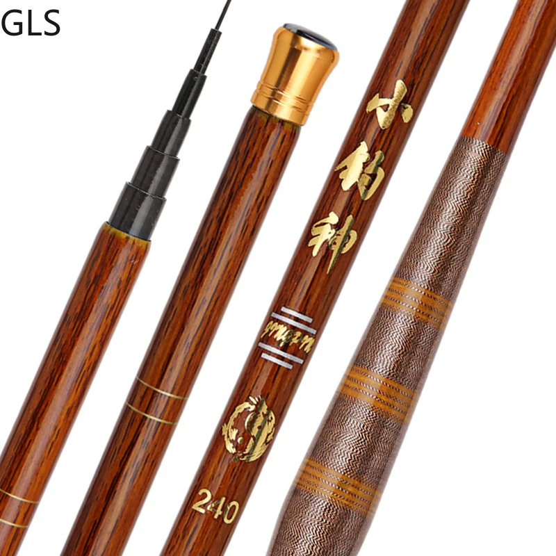 

Ultra-light Hard Carbon Fiber Telescopic Fishing Rod Stream Hand Pole Carp Feeder Fishing rod 1.8-3.9m vara de pesca