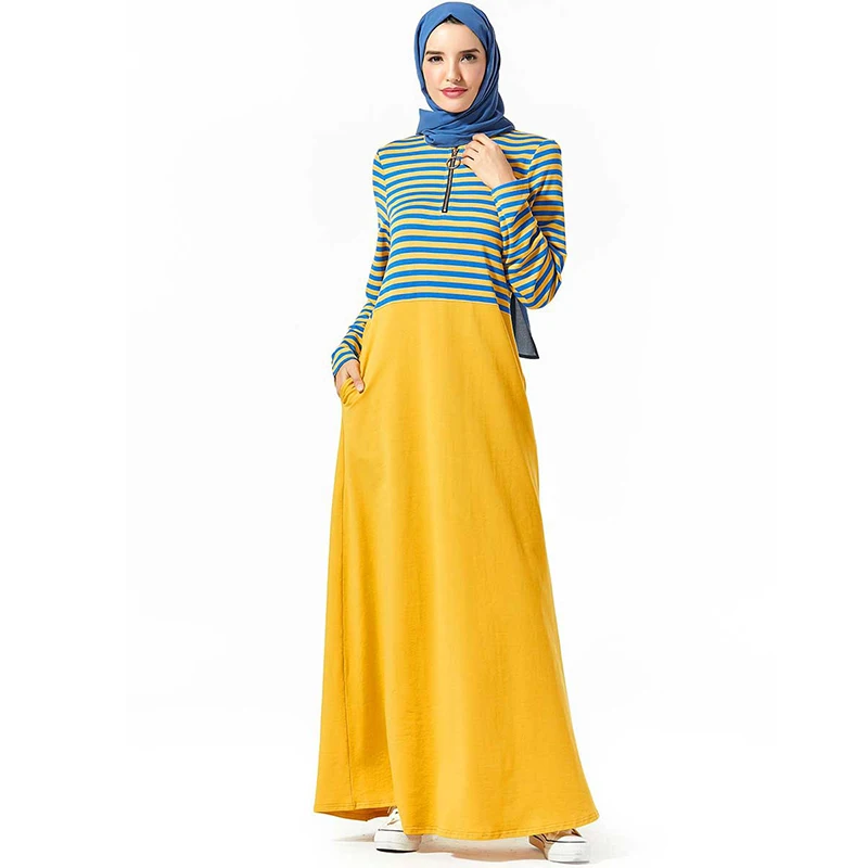 Abaya кафтан искусственное мусульманское платье мусульманская одежда для женщин