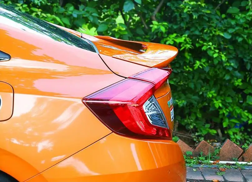 Для Honda Civic 2017 2018 ABS краска заднее крыло багажника выступ Спойлеры (с лампой) |