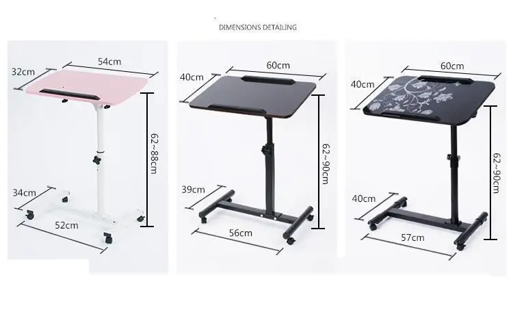 Поддержка Ordinateur портативный Escritorio Mueble Bureau Meuble кровать офисная прикроватная Регулируемая подставка для ноутбука, компьютерный стол