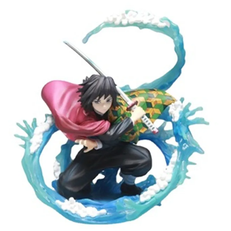 

Аниме Фигурка модель Demon Slayer Kimetsu No Yaiba Tomioka Giyuu Фигурки ПВХ модель игрушки коллекция кукла подарок