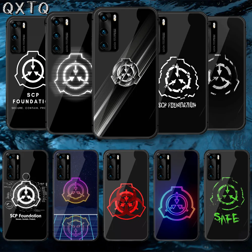 

Special Containment Scp Tempered Glass Phone Case Cover For Huawei Honor Mate P 8 9 10 20 30 40 A X I Pro Lite Smart 2021 3D Hot