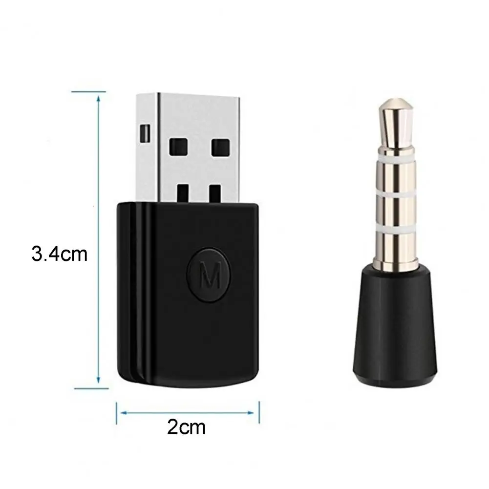 

Portable Bluetooth Dongle Usb2.0 Adapter For ps4/5 3.5mm Bluetooth USB Adapter for PS4/5 Stable Performance Bluetooth Earphone