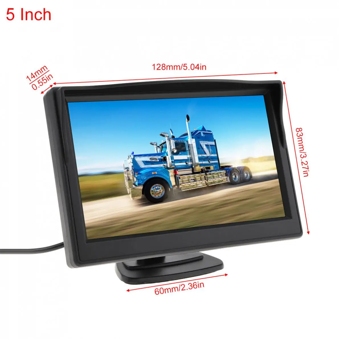 5 дюймов цифровой Беспроводной резервного копирования Камера заднего вида