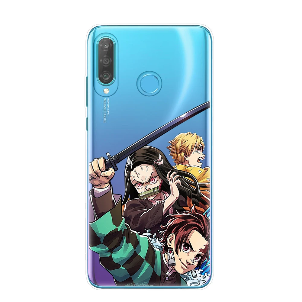 Kamado Nezuko Kimetsu no Yaiba Demon Slayer чехол для телефона Coque Huawei P30 P20 Lite Pro P10 P9 P8 2017 Fundas|Бамперы| |