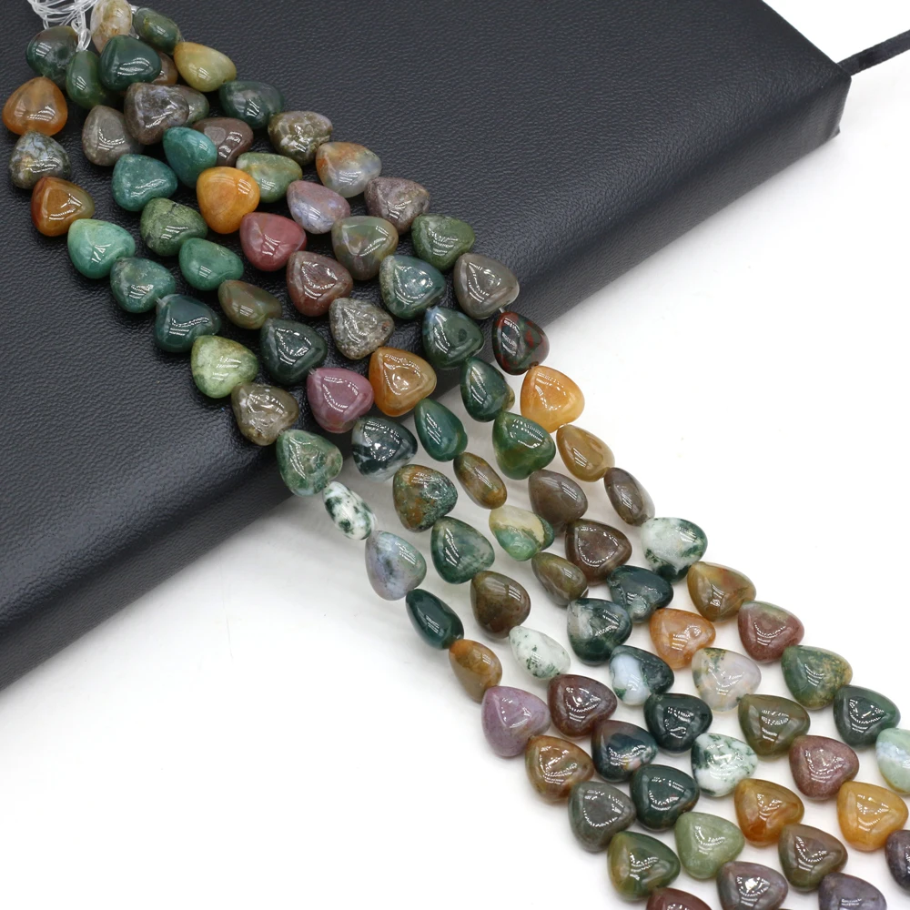 

20pcs Natural Aquatic Agates Stone Beads for Jewelry Making DIY Women Necklace Bracelet Earring Accessories Gift Size 10x10x5mm