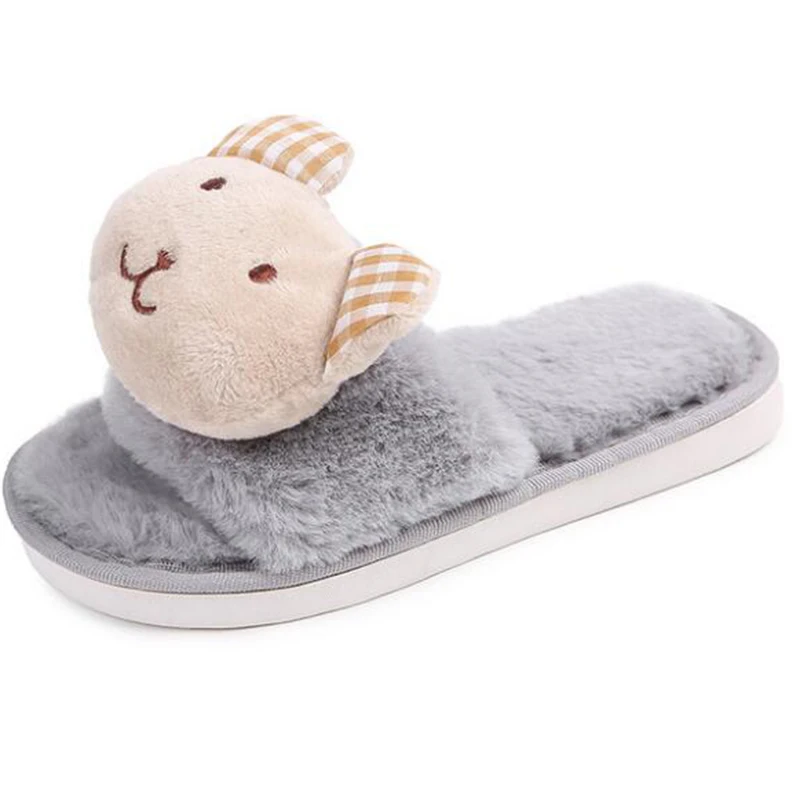 Новые милые зимние носки с мультипликационным принтом Медвежонок для девочек