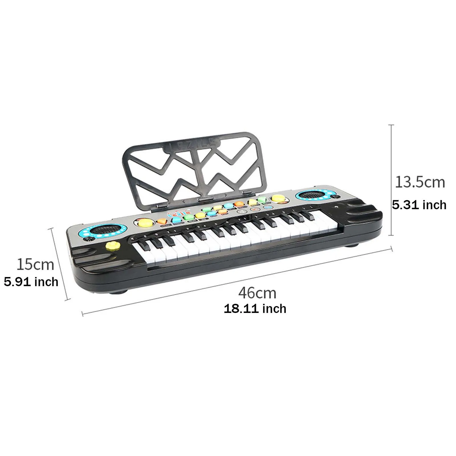 

Children Organ musical Piano Multi-functional Electronic Early Education Music Keyboard Microphone Piano Toy 32key gifts for kid