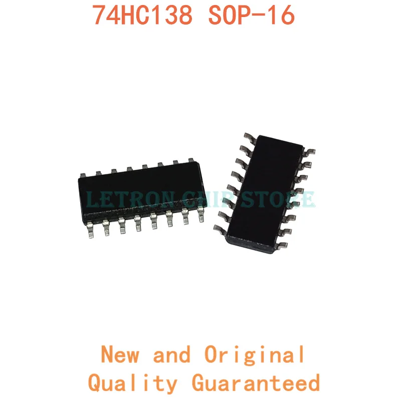 10 шт. 74HC138 SOP16 SN74HC138DR SOP-16 74HC138D SOP HC138 SOIC16 SN74HC138D SOIC-16 SMD новый и оригинальный чипсет IC