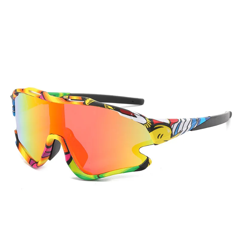 

New Style Women's Sunglasses Sports Glasses Colorful Fashion Men's Sunglasses Outdoor Riding Colorful Glasses Popular Equipment