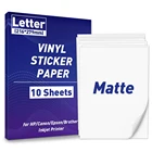 Стандартный размер букв, печатная бумага, наклейка, винил, ПВХ бумажные листы, матовая самоклеящаяся бумага для струйного принтера, лазерного принтера
