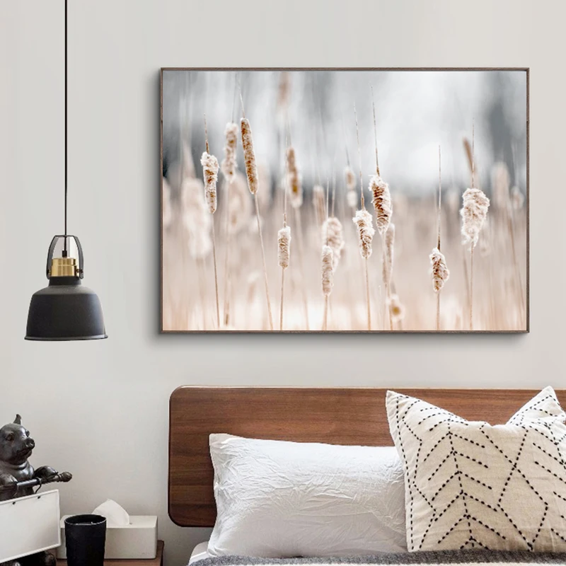 Плакаты и принты с изображением пшеничного растения цветов листьев Осенний