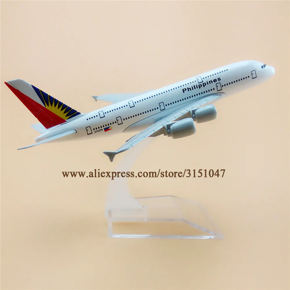 16 см Air Phillips Airbus 380 A380 Airlines модель самолета Модель сплав металлический самолет