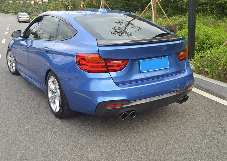 F34 GT диффузор заднего бампера из углеродного волокна для BMW 328i 330i 335i 340i M sport 4 двери