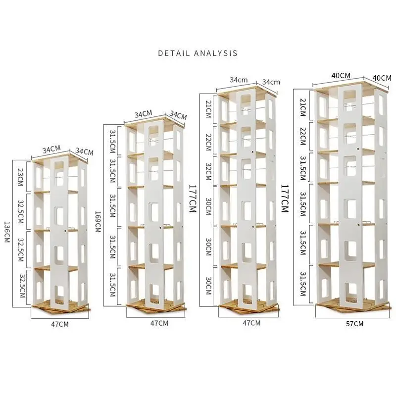 

Industrielle Mobili Per La Casa Shelf Wood Rotate Rotatable Home Furniture Book Rack Librero Libreria Scaffale Bookshelf Case