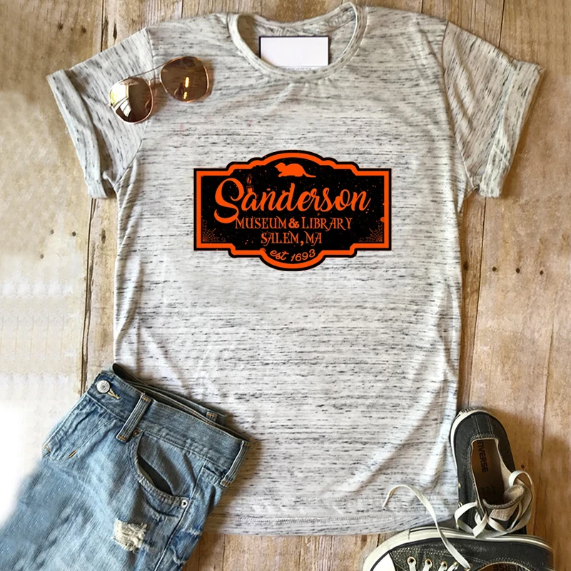 

Sanderson Museum Shirts Women Gothic Halloween Aesthetic Clothes Witch Halloween Womens Clothing Vintage Punk Clothes Girl