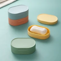 soap dish box travel supplies portable supplies case holder container wash shower home bathroom sealed soap case1
