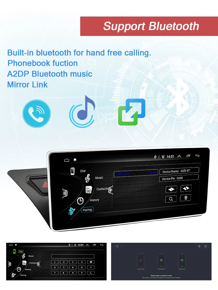 Автотоп 10,2" ips автомобильный DVD gps плеер Android 8,1 для Audi A4 A5 S4 S5 2009- автомобильный Радио Мультимедиа gps навигация WiFi BT SWC