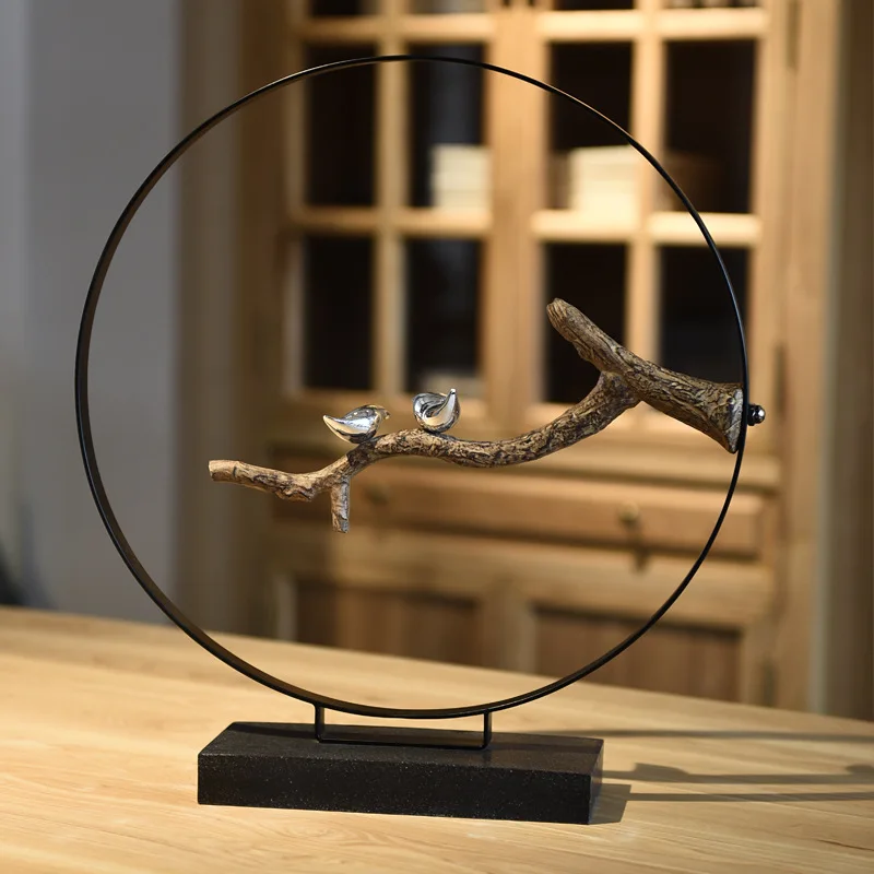 Новый китайский стиль креативное украшение для дома гостиной входа штампы и