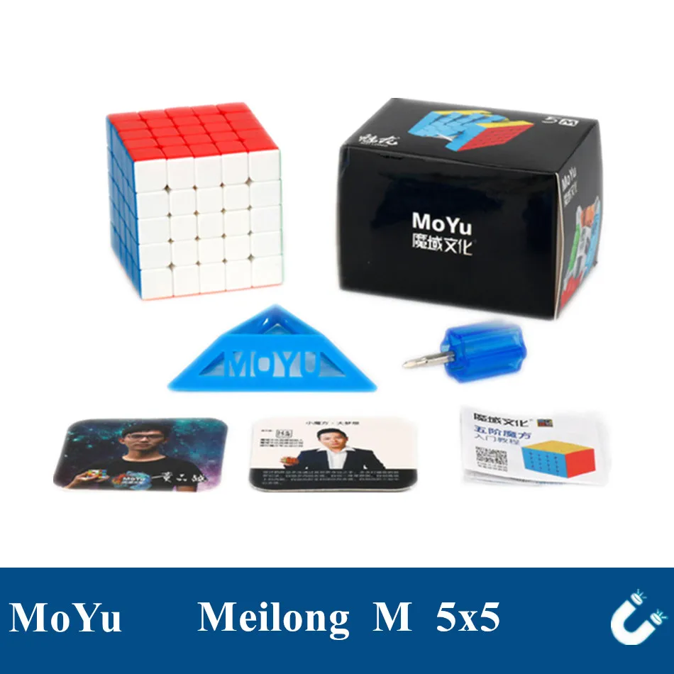 MoYu Meilong 4 M 4x4x4 Магнитный магический куб 4x скоростной Обучающие головоломки