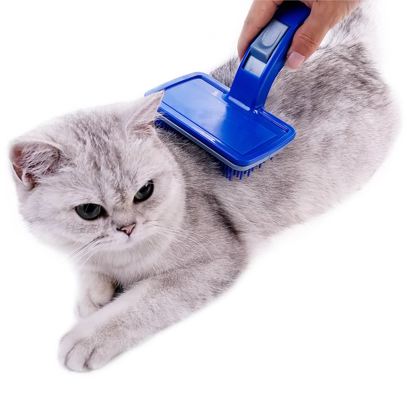 

Pet Dog Cat Grooming Self Cleaning Slicker Brush Comb Shedding Tool Hair Comb LXY9