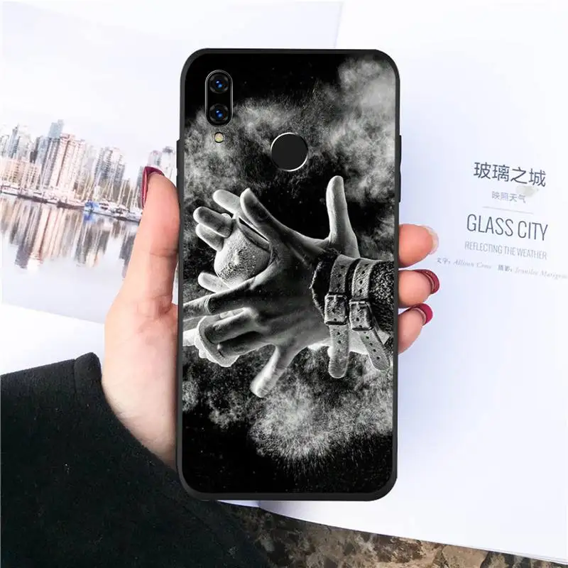 

Workout Motivation fitness Gym quotes Phone Cases For Huawei honor Mate P 10 20 30 40 Pro 10i 9 10 20 8 x Lite Luxury brand