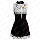 Женская одежда на новый год, женская одежда, Женская юбка, велосипедная юбка, летняя маленькая юбка без рукавов, быстросохнущее платье