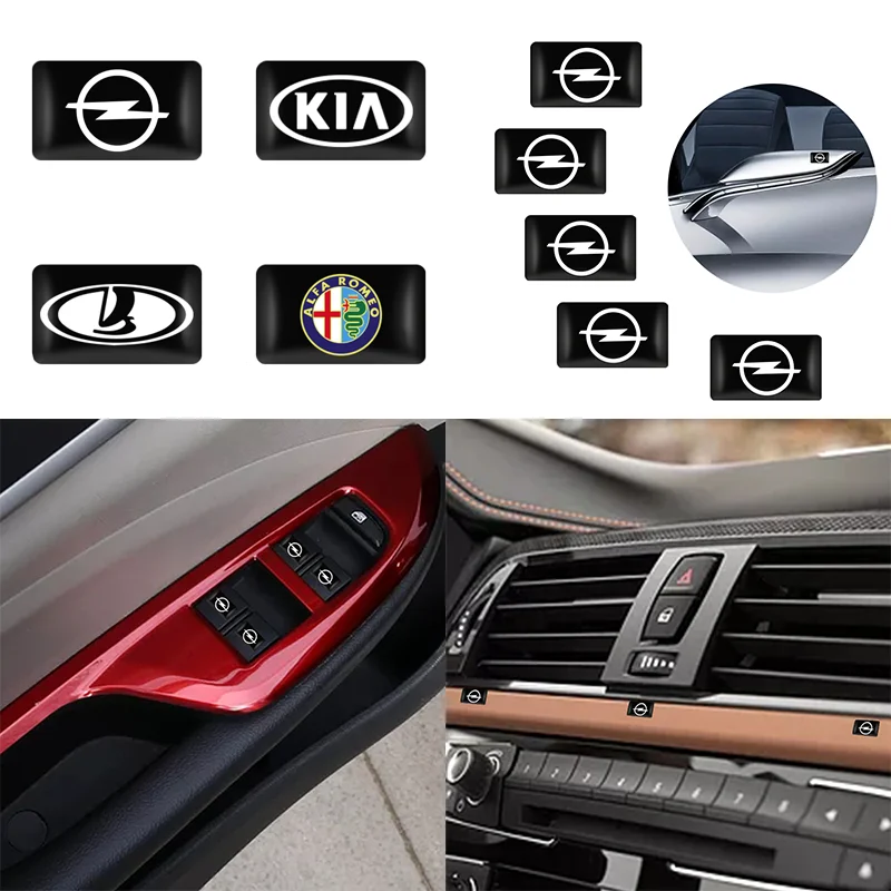 10 шт. Декоративные наклейки для BMW E46 E39 E38 E90 E60 E36 F30 E30 E31 E34 F10 F20 E87 E92 E91 E53 E70 X1 X5 X3 X6 M M3 5