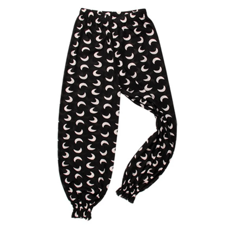 Брюки женские тонкие шифоновые до щиколотки с эластичным поясом 6 цветов |