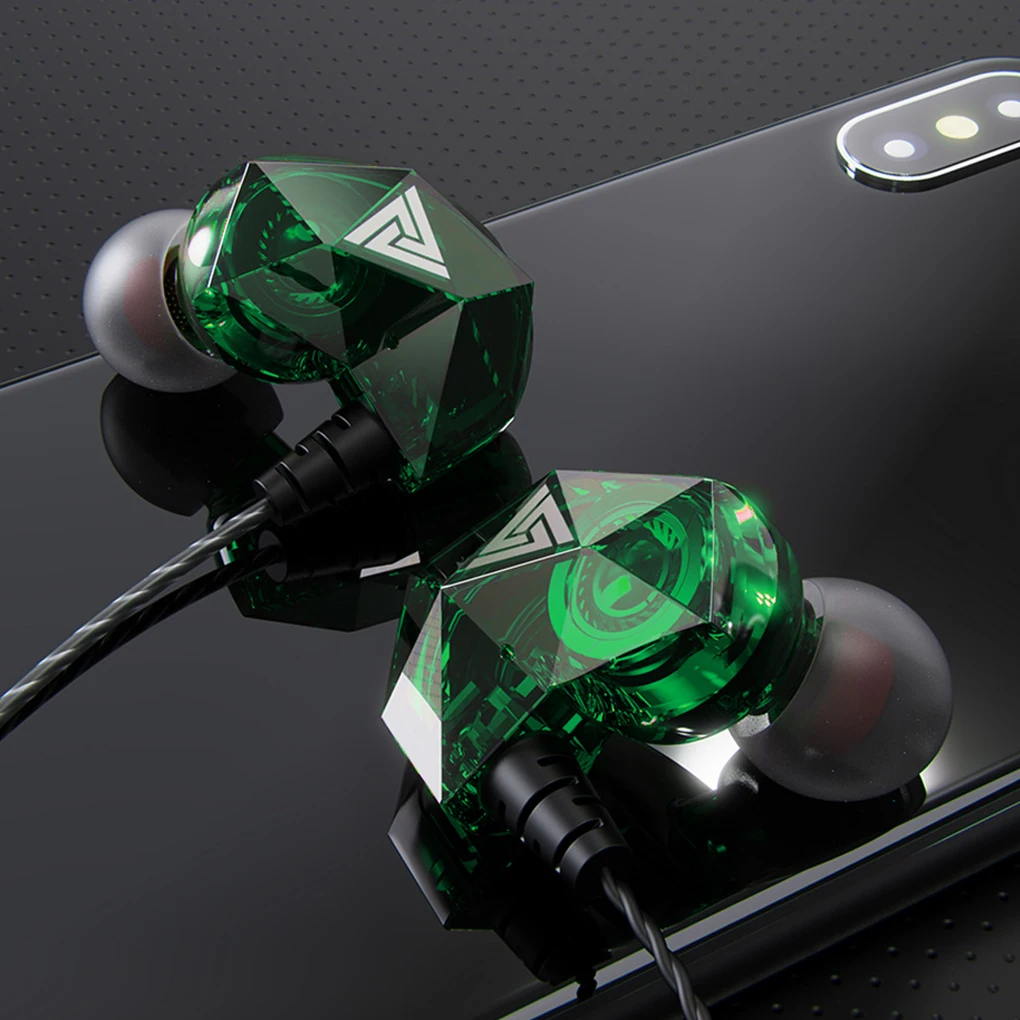 

QKZ Copper Driver HiFi Sport Professional Earphone In Ear Earphone For Running With Microphone Earphone Music Earbuds AK2 AK9