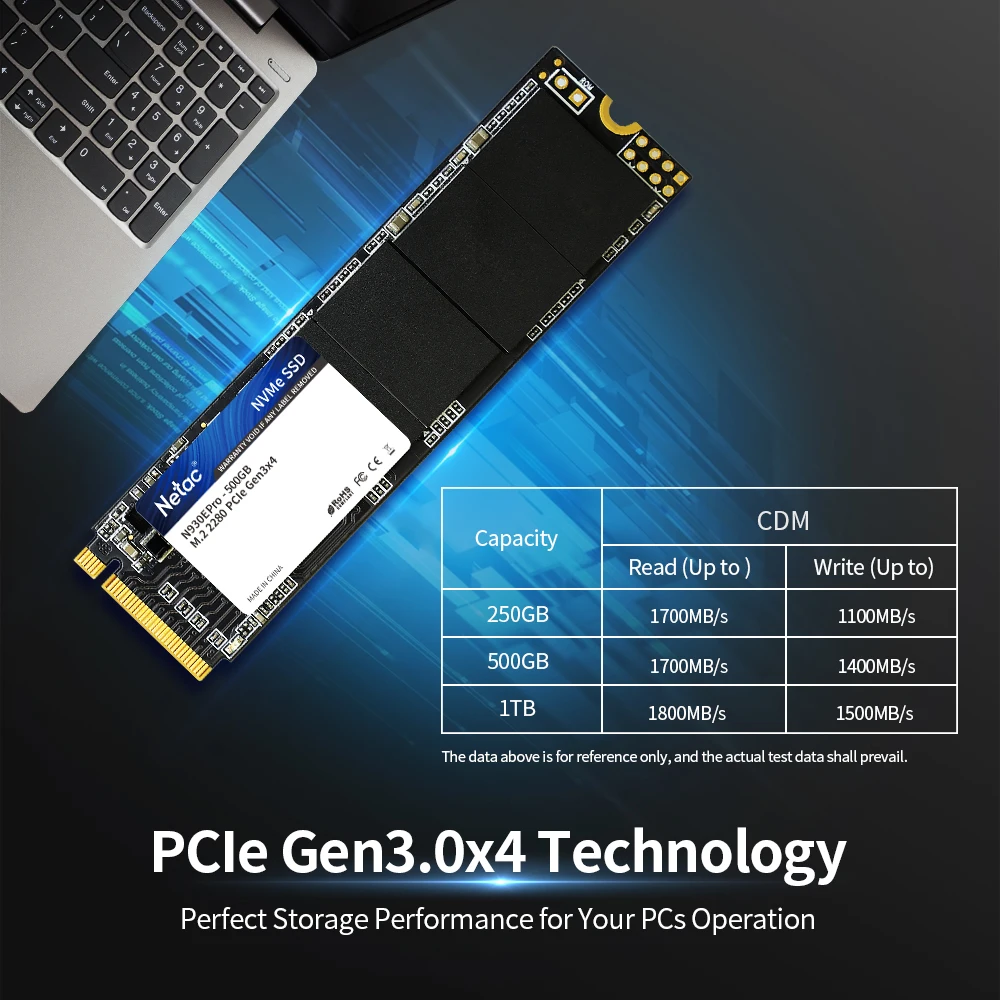 Netac M.2 SSD PCIe NVME 256 ГБ 512 Гб Твердотельный накопитель M2 128 внутренний жесткий диск HDD