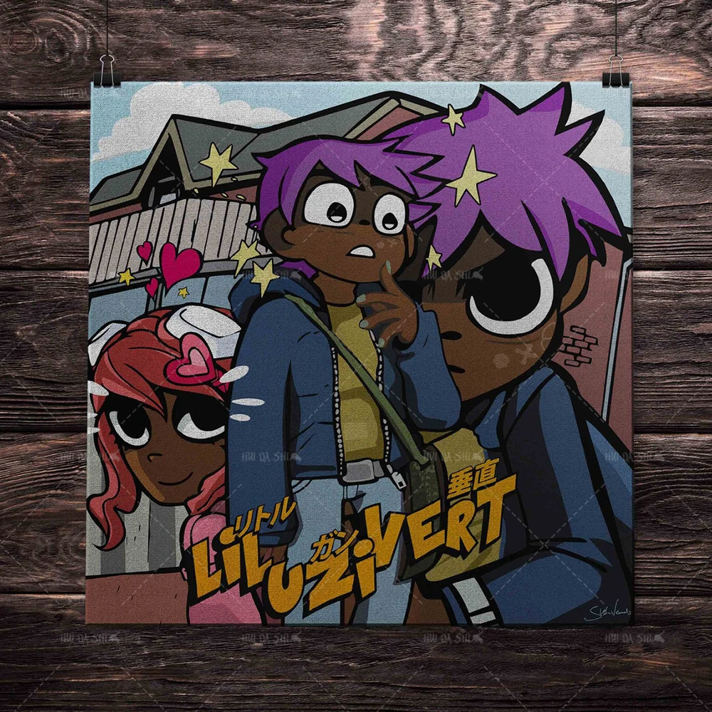 

Nordic Abstract Anime Lil Uzi Vert Vs The World HD Art Printed Home Decor Modern Print Gift Idea Wall Art Canvas Painting Frame