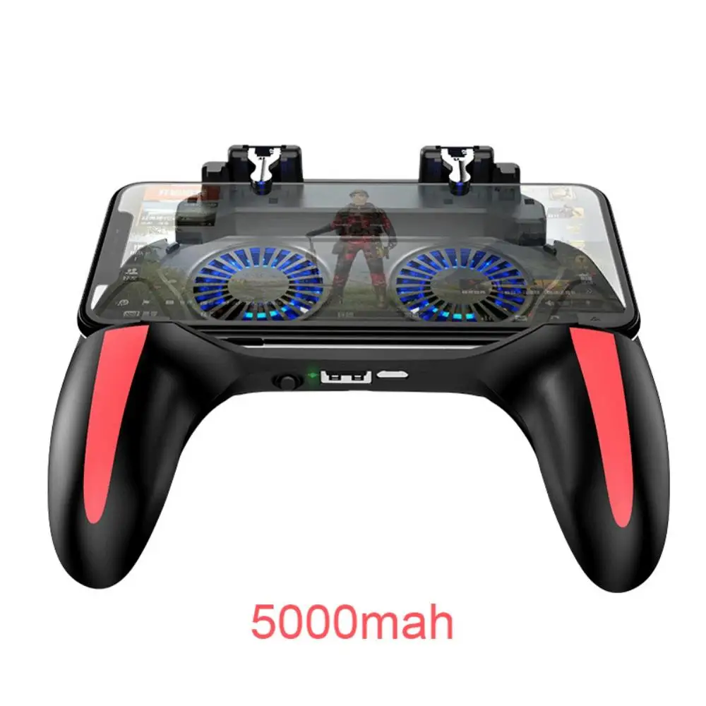 H10 геймпад PUBG контроллер двойной крутой вентилятор 2500/5000 мАч power Bank игровой контроллер Джойстик для Мобильные телефоны Android IOS Телефон