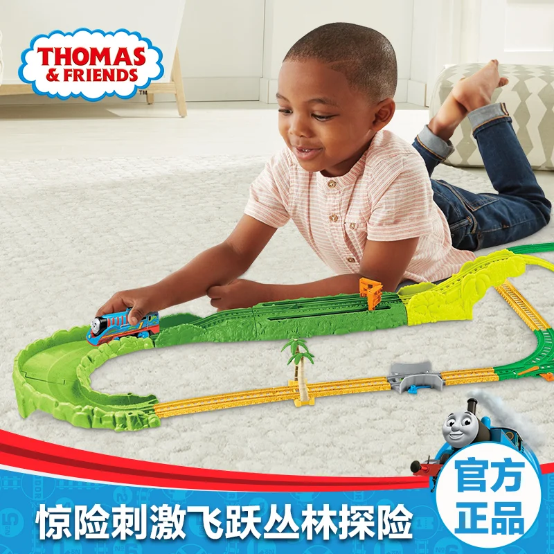 

Thomas and Friends Track Master Series Turbo Jungle Adventure Kit Children Gifts Toys